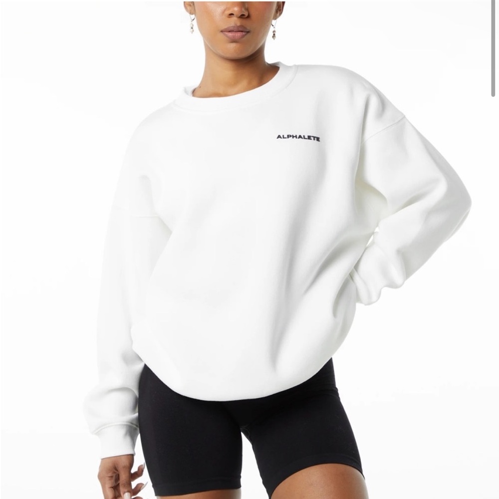 Alphalete White Sweater